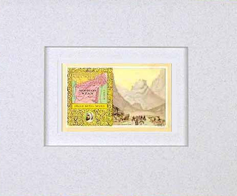 MATTED Arbuckles Coffee Card of Afghanistan'
