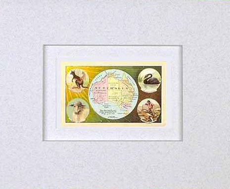 MATTED Arbuckles Coffee Card of Australia' MATTED Arbuckles Coffee Card of Australia'