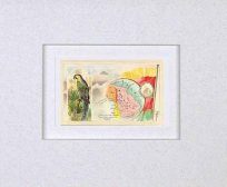 MATTED Arbuckles Coffee Card of Bolivia'