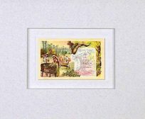 MATTED Arbuckles Coffee Card of the United States of Colombia'