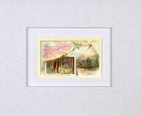 MATTED Arbuckles Coffee Card of Ecuador'