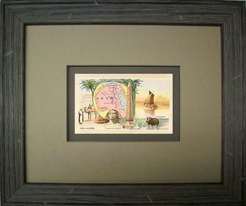FRAMED Arbuckles Coffee Card of Egypt' FRAMED Arbuckles Coffee Card of Egypt'
