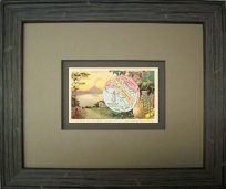FRAMED Arbuckles Coffee Card of Italy'