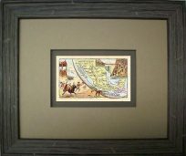 FRAMED Arbuckles Coffee Card of Mexico'