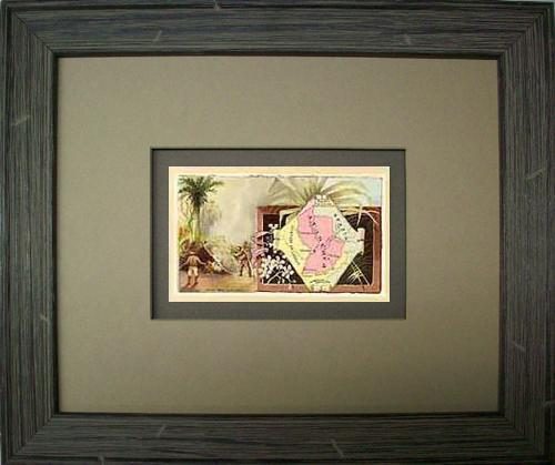 FRAMED Arbuckles Coffee Card of Paraguay'