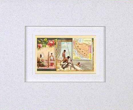 MATTED Arbuckles Coffee Card of Persia'
