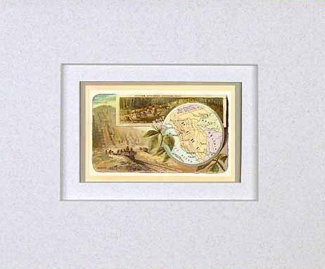 MATTED Arbuckles Coffee Card of Peru' MATTED Arbuckles Coffee Card of Peru'