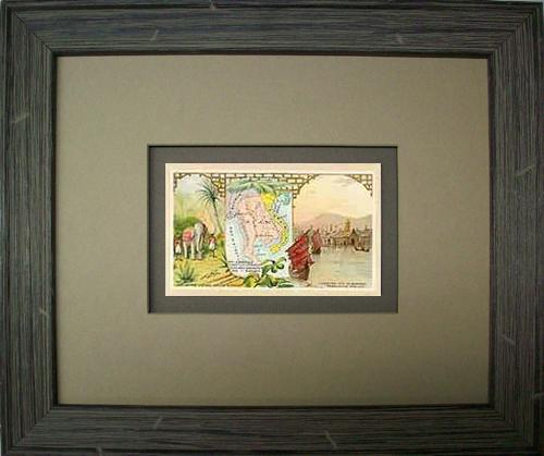 FRAMED Arbuckles Coffee Card of Siam