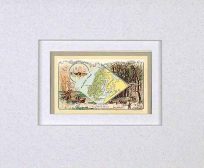 MATTED Arbuckles Coffee Card of Sweden and Norway'