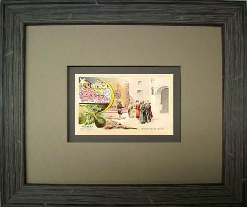 FRAMED Arbuckles Coffee Card of Turkey'