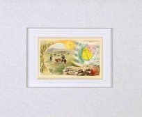 MATTED Arbuckles Coffee Card of Uruguay'