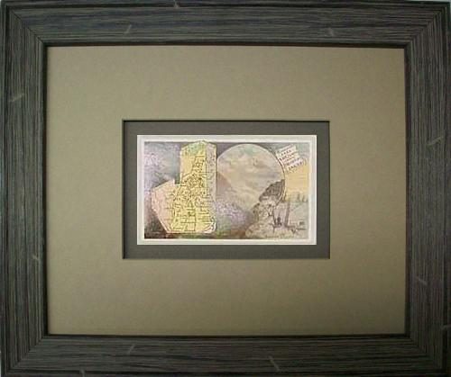 FRAMED Arbuckles Coffee Card of New Hampshire'