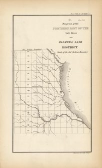 Diagram of the Northern Part of the Salt River or Palmyra Land District South of the Old Indian Boundary