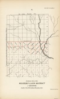 Northern Part of the Western Land District of Missouri South of the Old Indian Boundary Line
