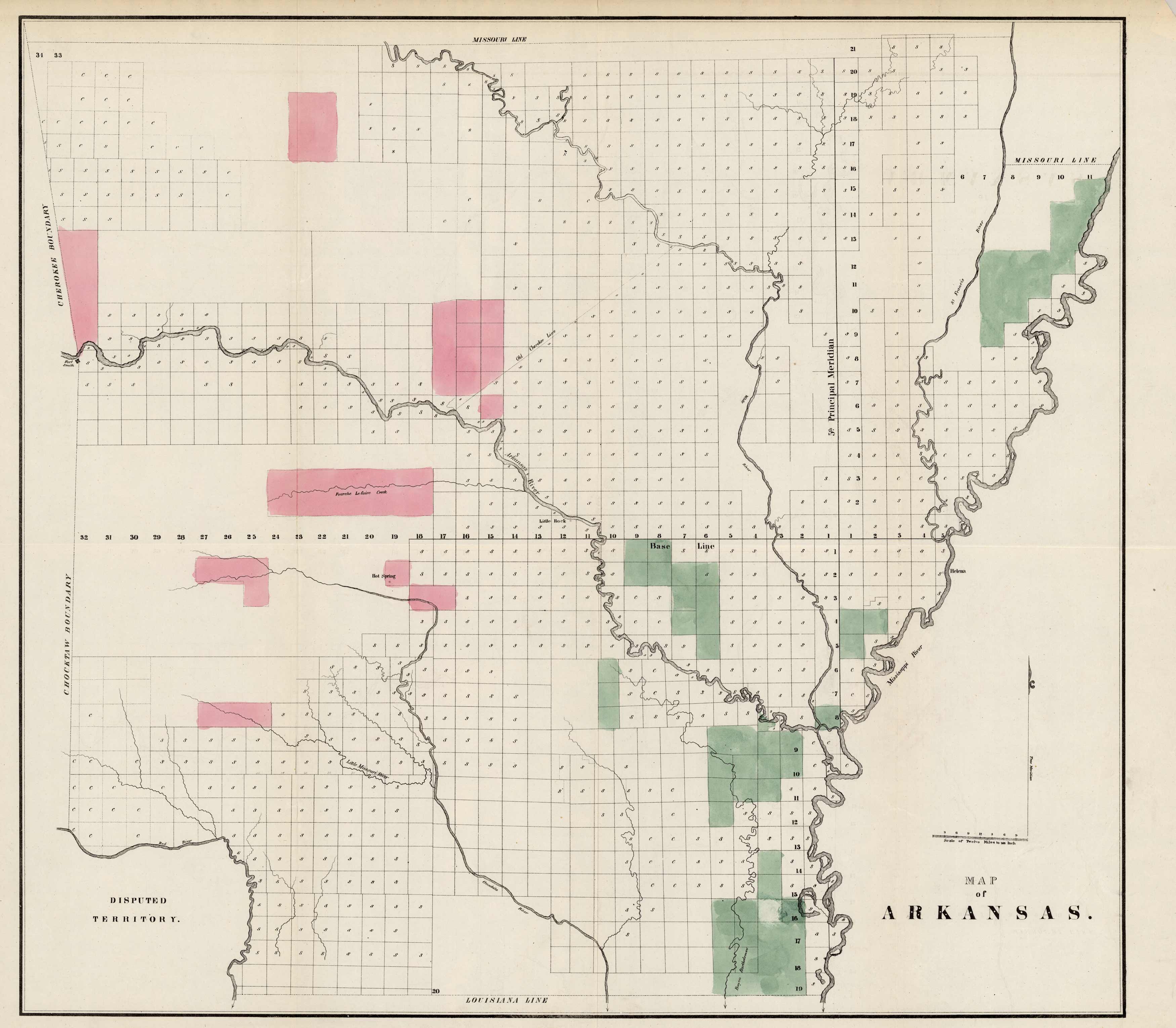 Map of Arkansas