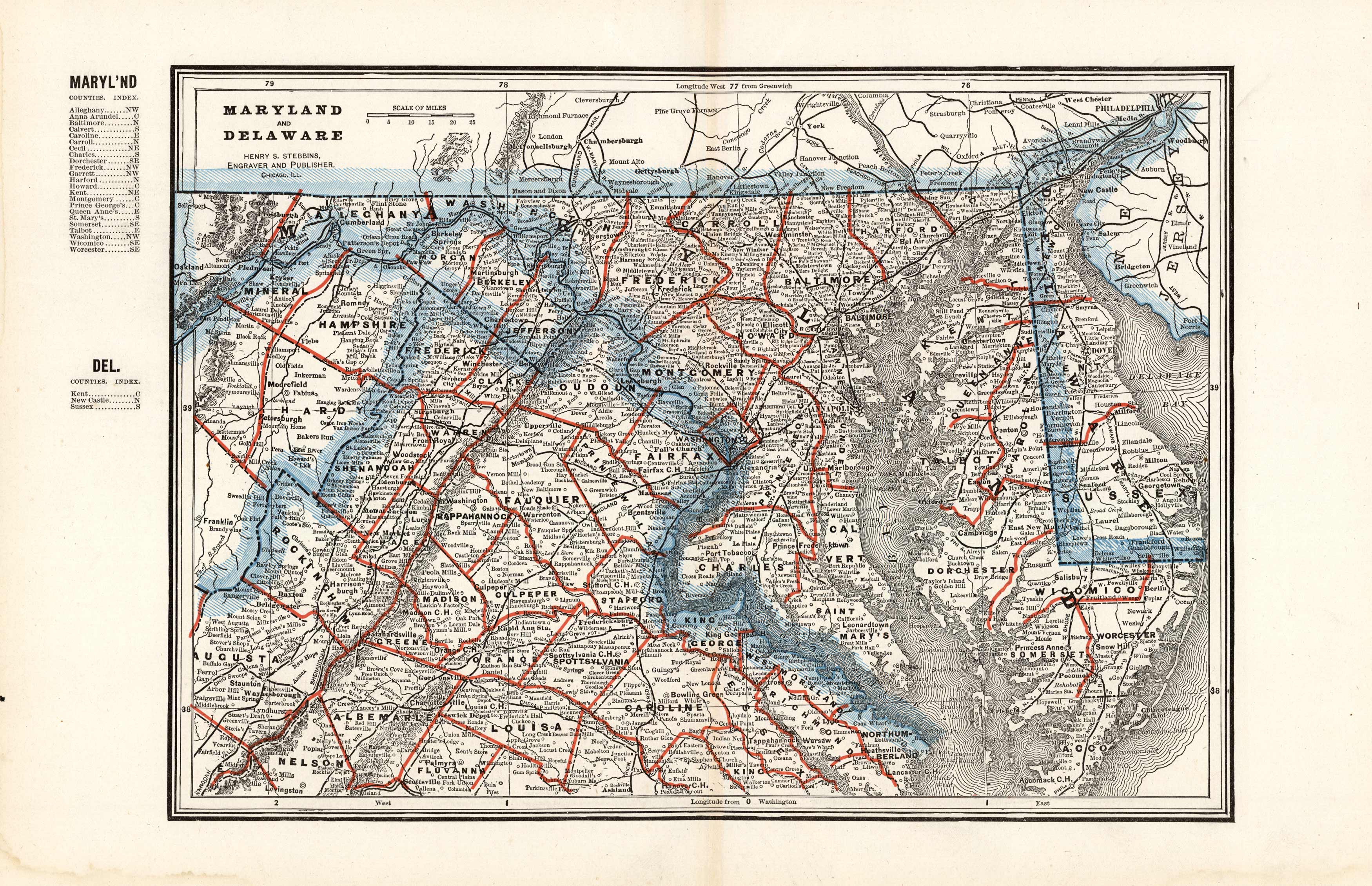 Maryland and Delaware