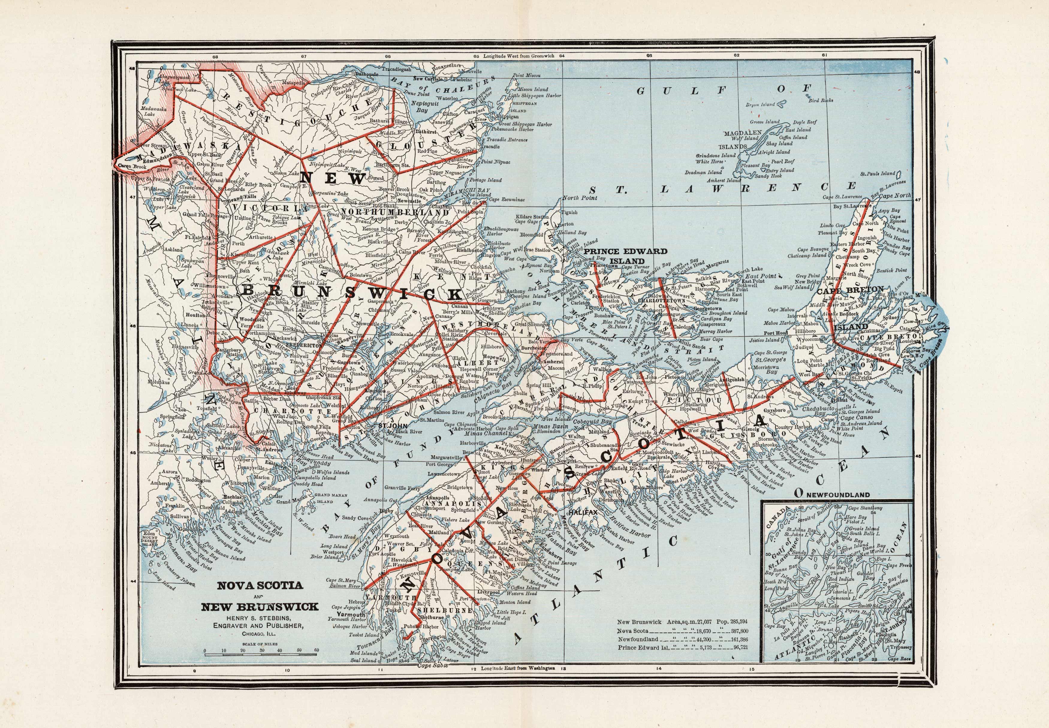 Nova Scotia and New Brunswick