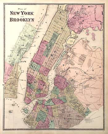 Plan of New York and Brooklyn Plan of New York and Brooklyn