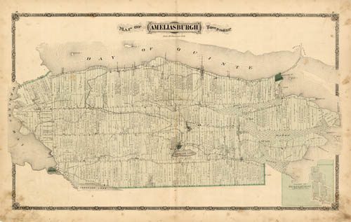 Map of Ameliasburgh Township