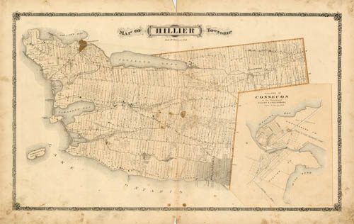 Map of Hillier Township