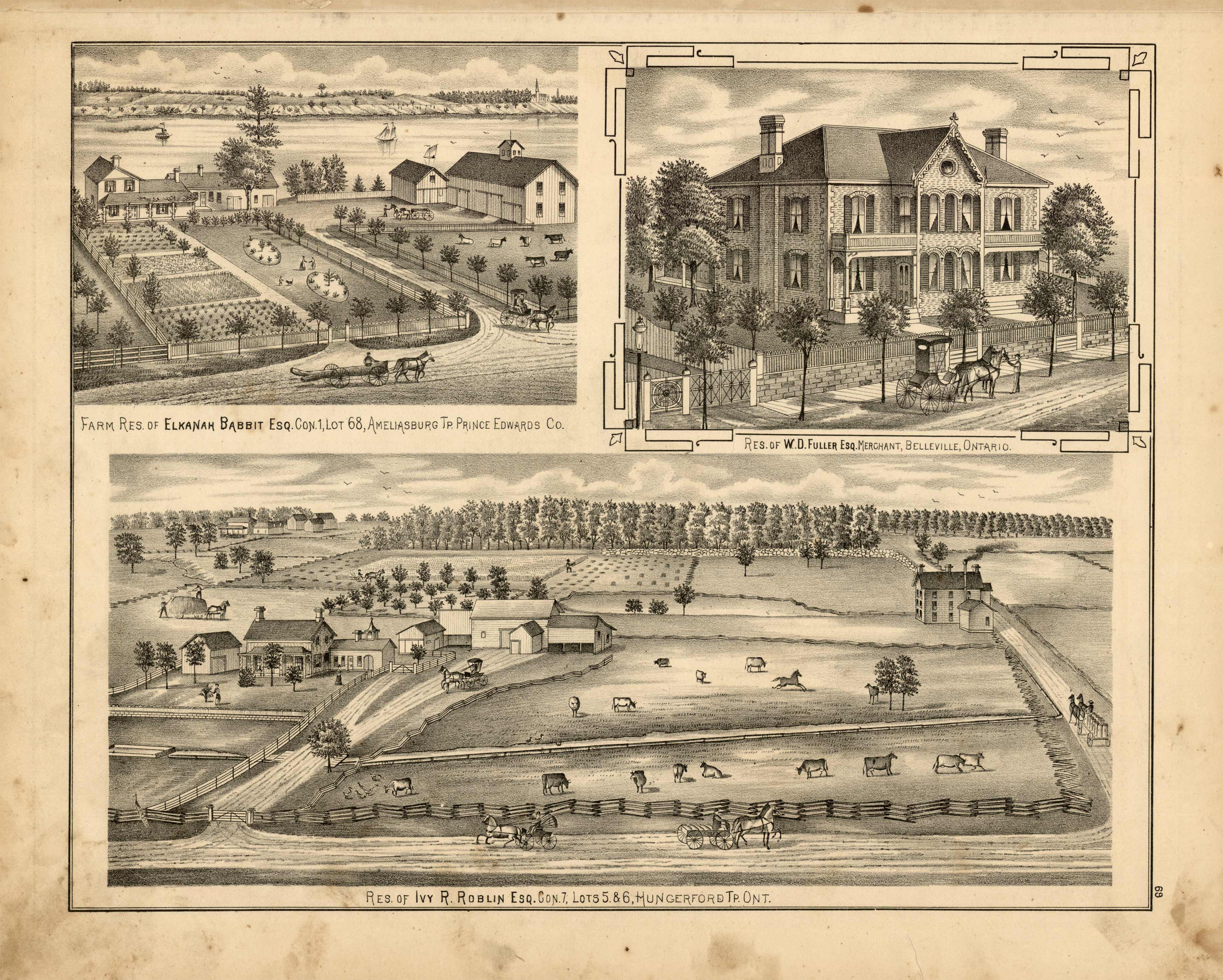 Farm Res. of Elkanah Babbit