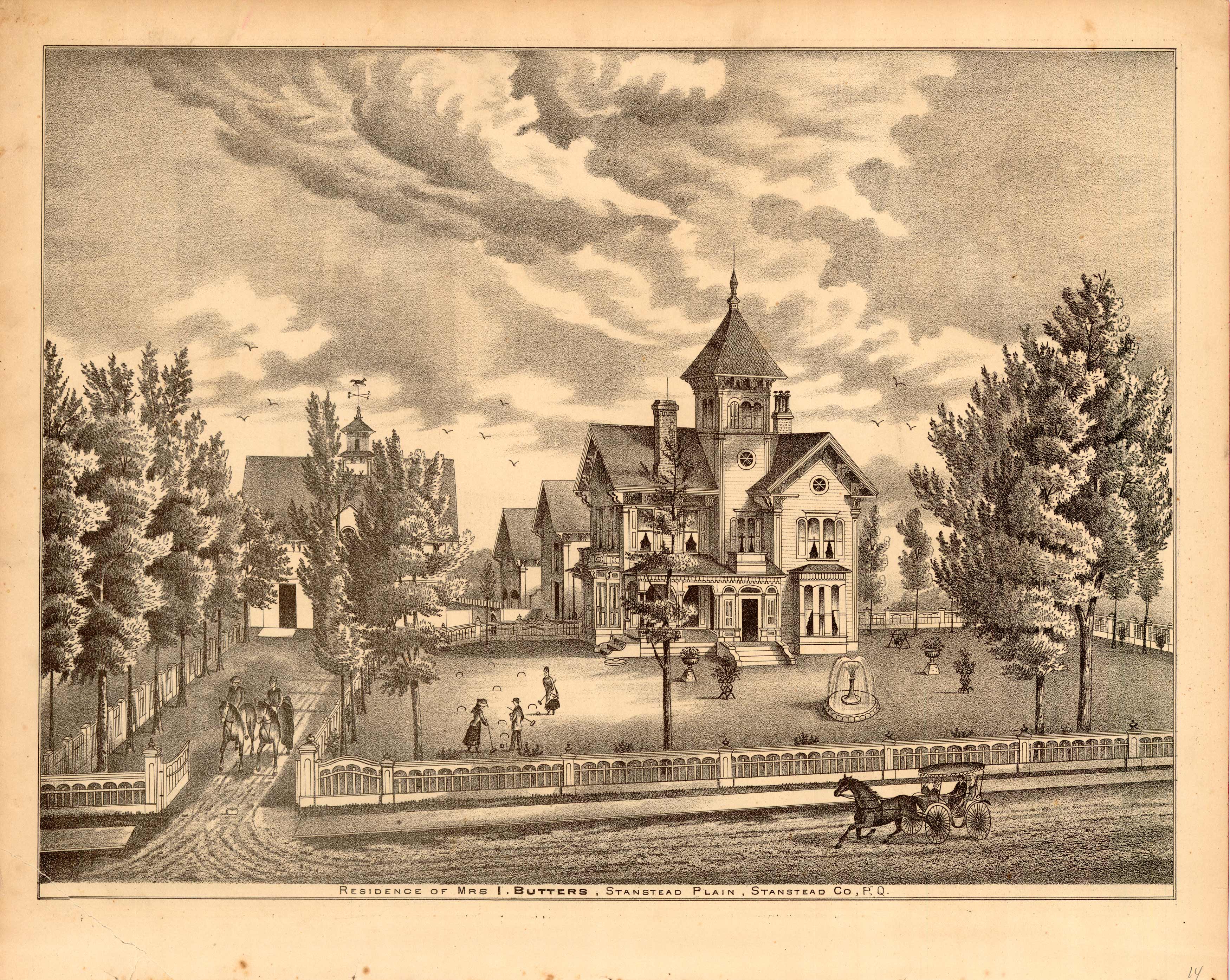 Residence of Mrs. I. Butters