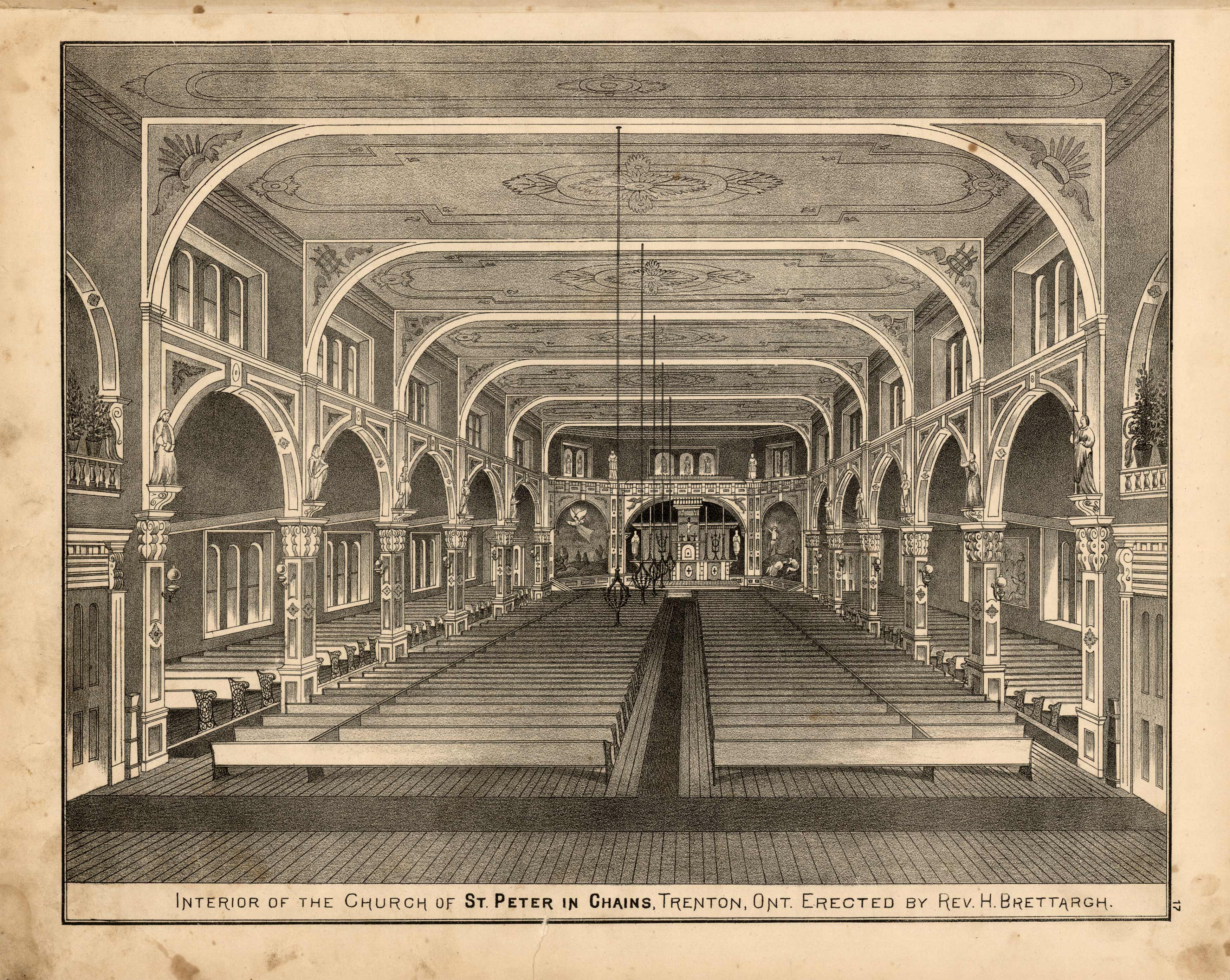 Interior of the Church of St. Peter in Chains