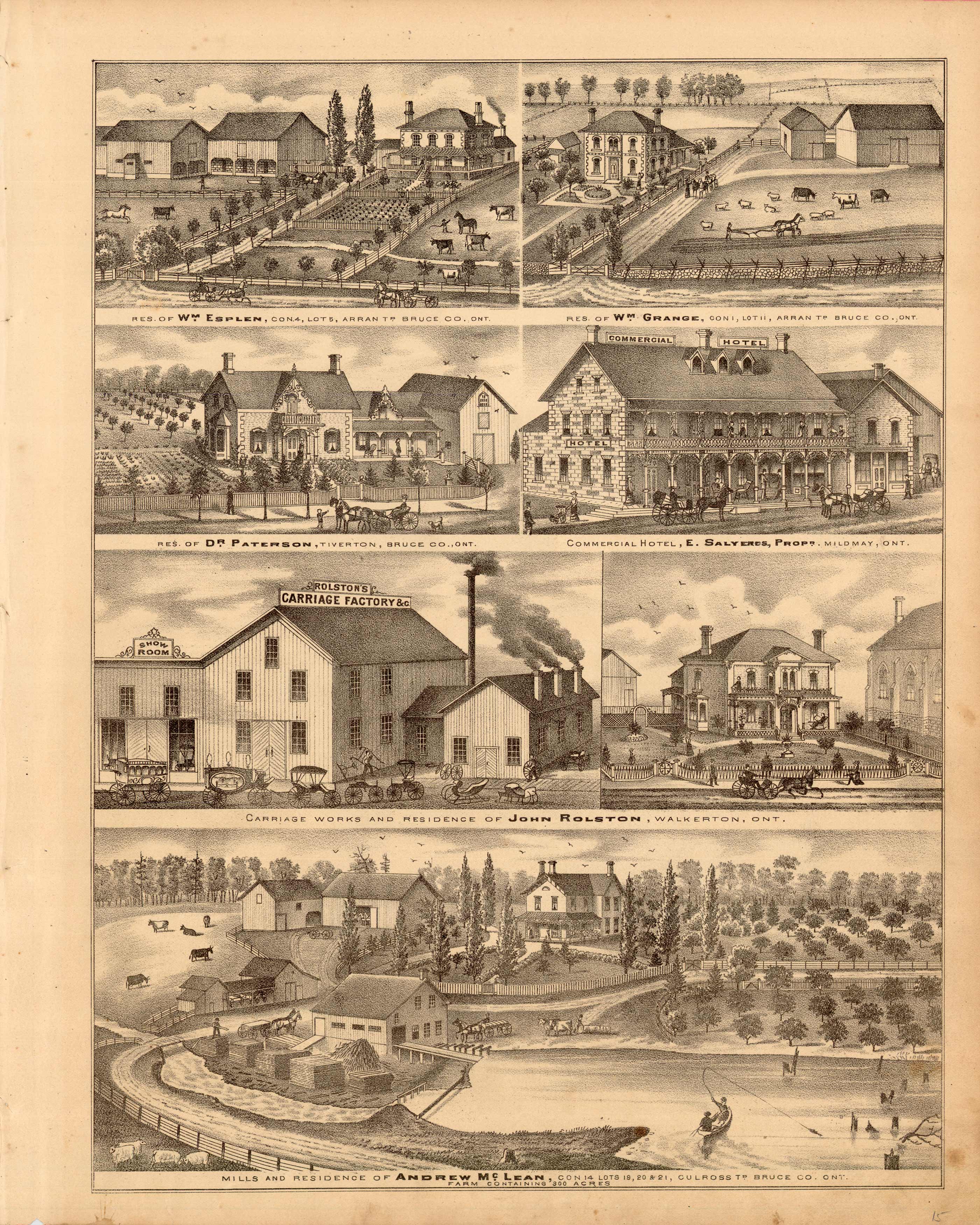 Locations in Ontario - Residences of Esplen