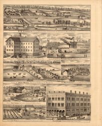 Ontario Locations of R.B.Clements Blue Spring Farm; Chesley Mills