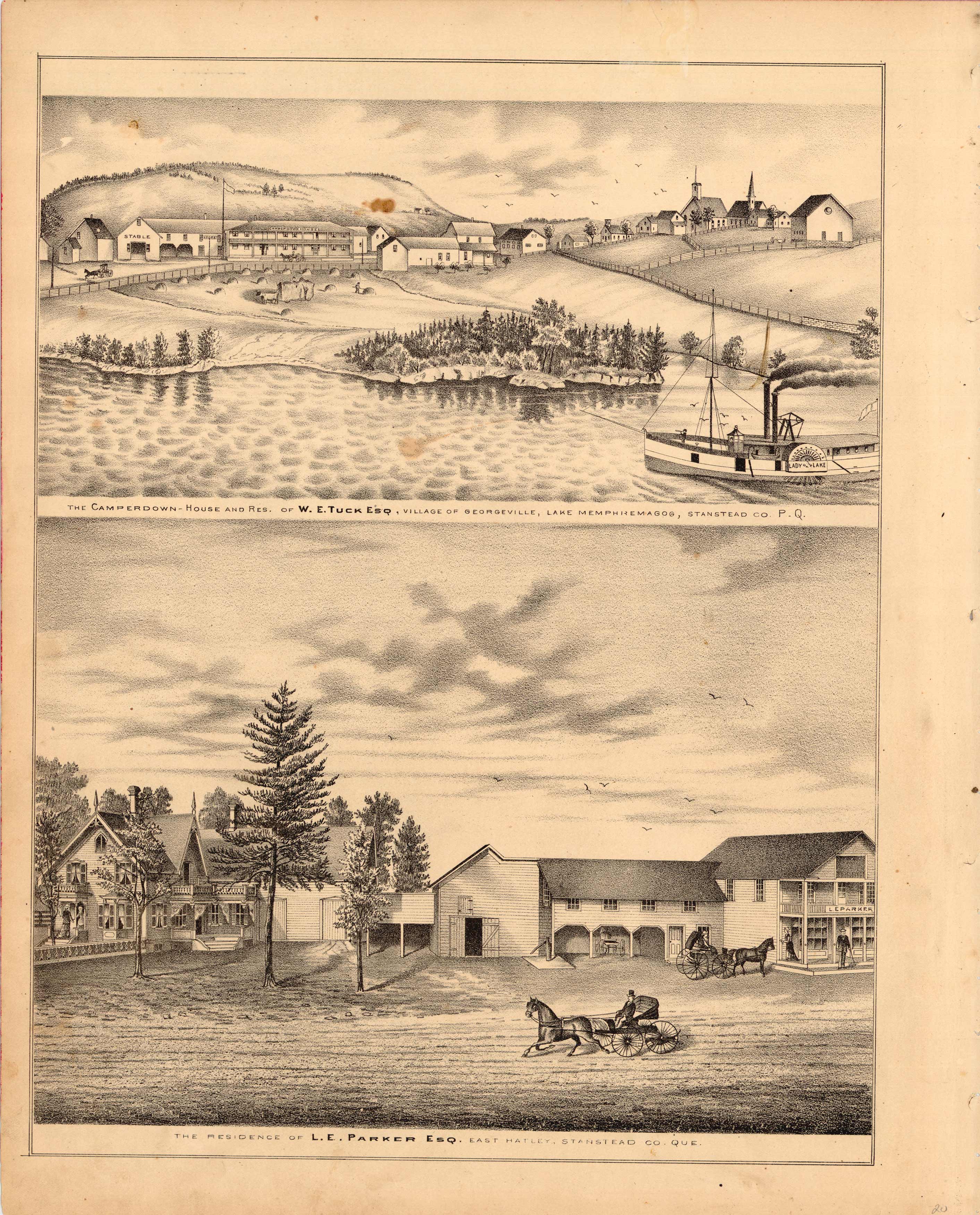 The Camperdown - House and Res. of W.E. Tuck  Esq.