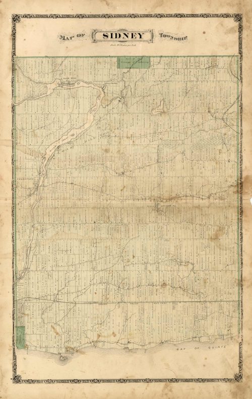 Map of Sidney Township