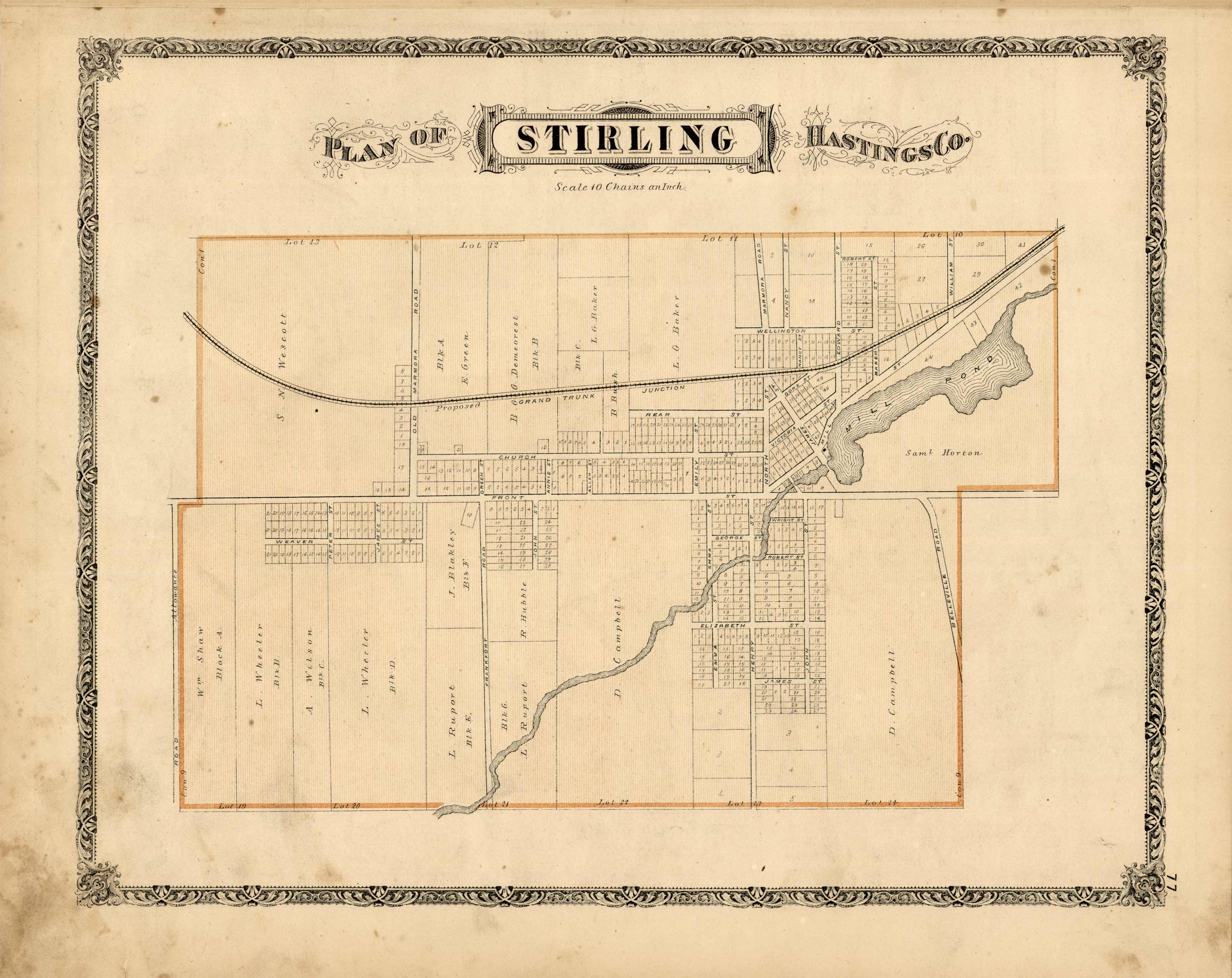 Plan of Stirling