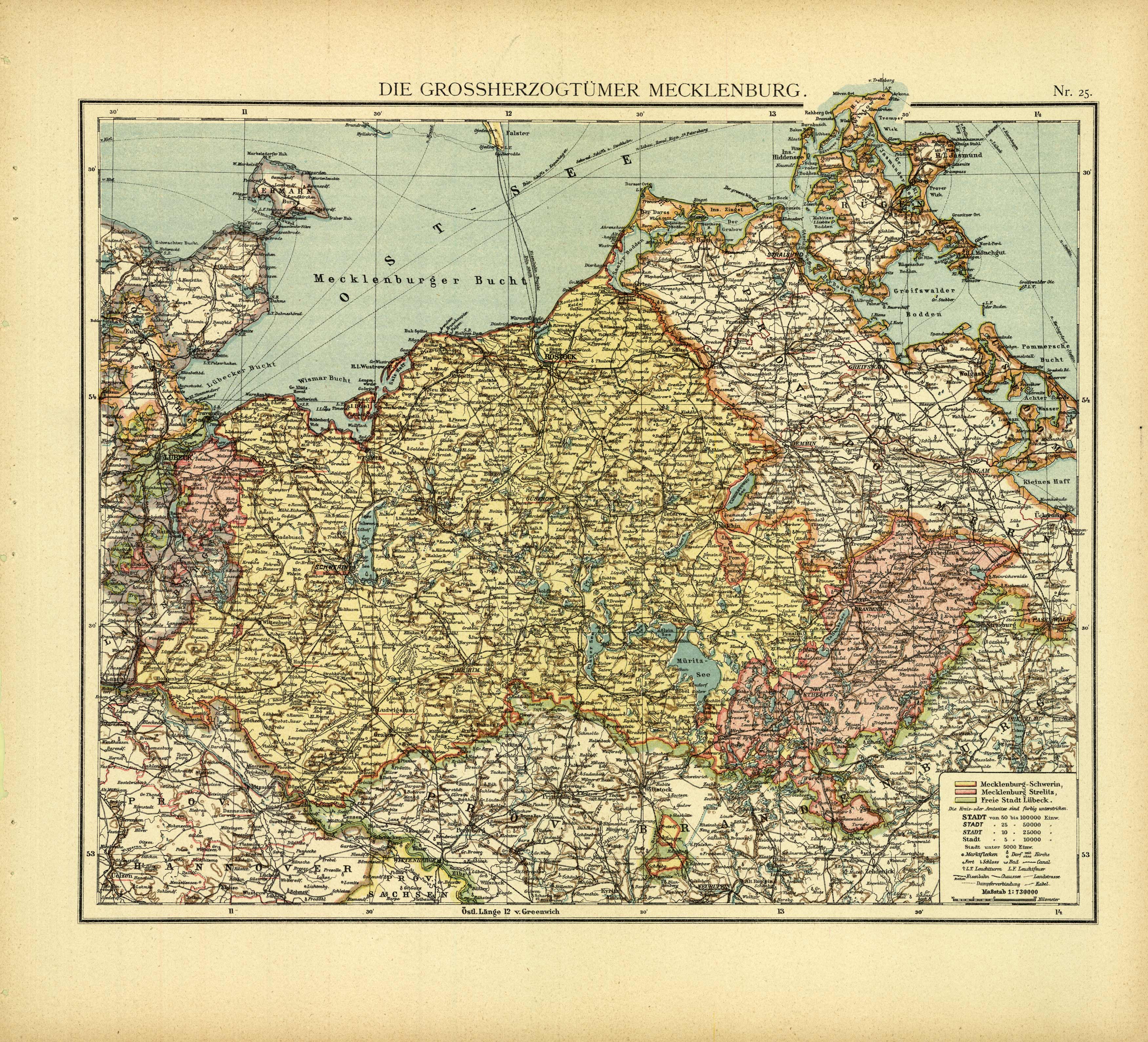 Die Grossherzogtumer Mecklenburg (The Grand Duchy Mecklenburg)