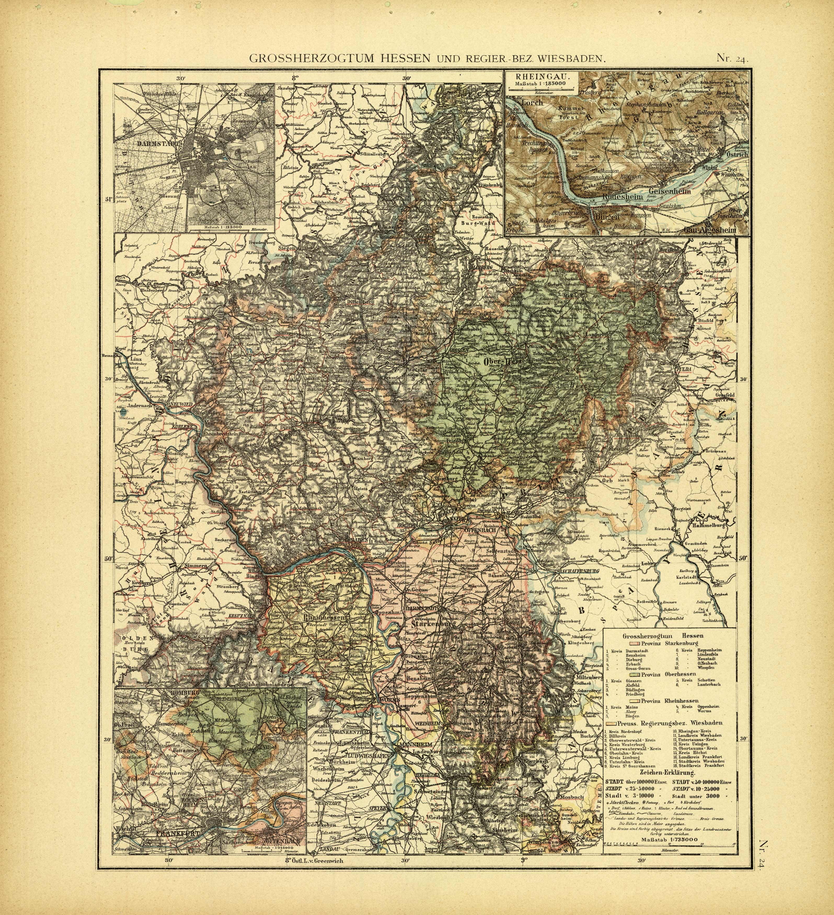 Grossherzogtumer Hessen und Regier Bez. Weisbaden (Grand Duchy Hessen and Regier Bez. Weisbaden)