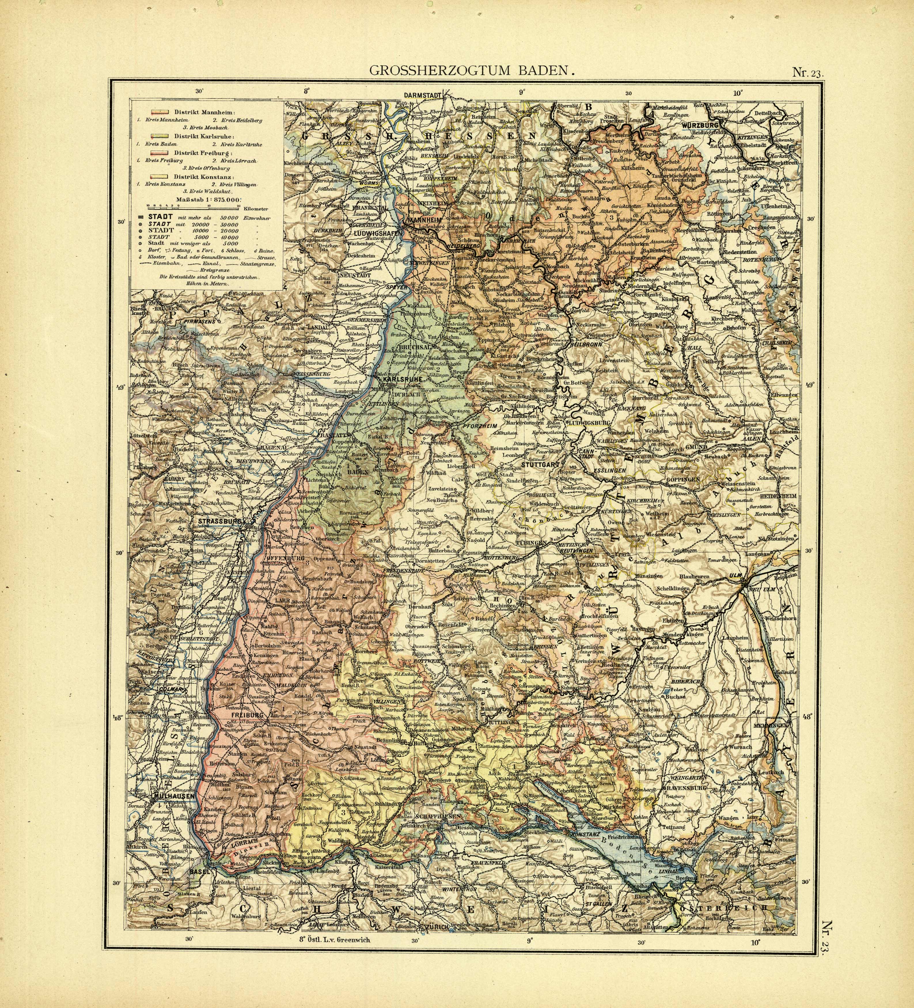 Grossherzogtum Baden (Grand Duchy Baden)