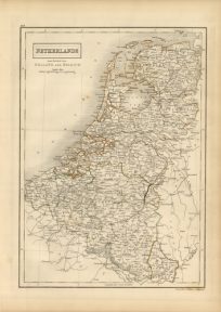 Netherlands now divided into Holland and Belgium