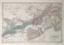 Map of Canada and New Brunswick