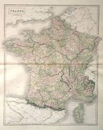 Map of France-Departments