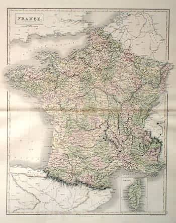 Map of France-Departments