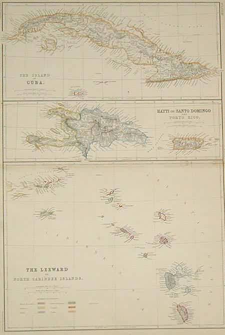 The Island of Cuba / Hayti or Santo Domingo / The Leeward or North Caribbee Islands