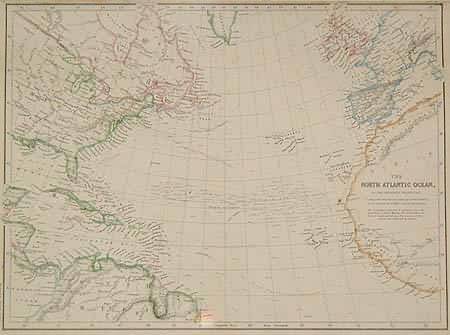 The North Atlantic Ocean on the Gnomic Projection