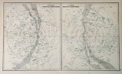 Northern Celestial Hemisphere -Southern Celestial Sphere - Art Source ...