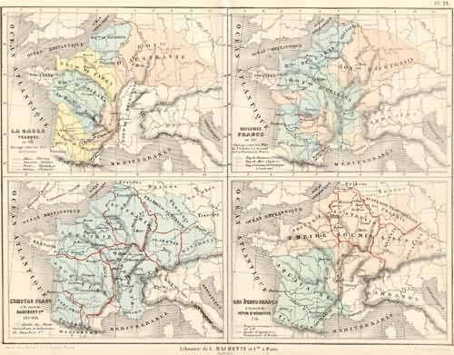 La gaule Franque en 511 La gaule Franque en 511