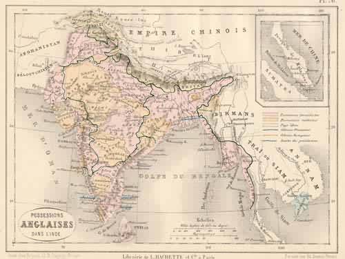 Possessions Anglaise dans LInde '