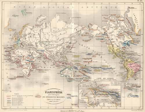 Planisphere pour Lintelligence des Decouvertes Modernes' - Art Source ...