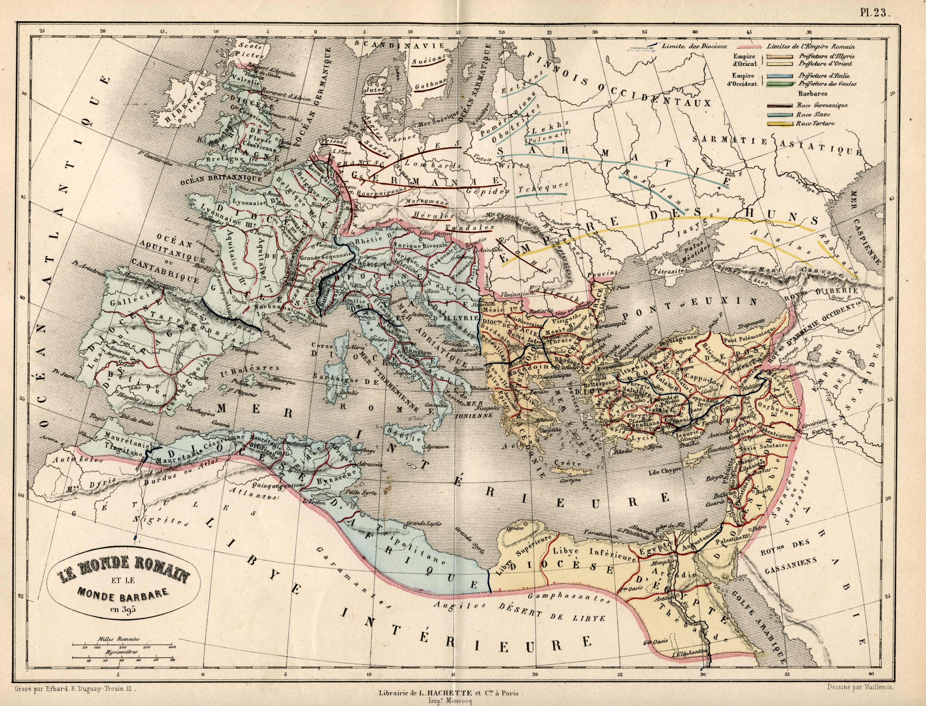 Le Monde Romain et le Monde Barbare