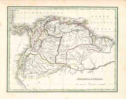 Colombia and Guiana ( Guyana )