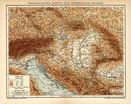 Geography of the Austria-Hungary Empire
