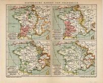 Map of the History of France
