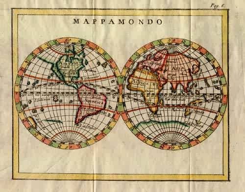 Quadro mappamondo. Joannoo, Hipster Map of the World